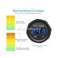 DC 12V LED DIGHT DISTRED Voltmeter Voltage Gauge